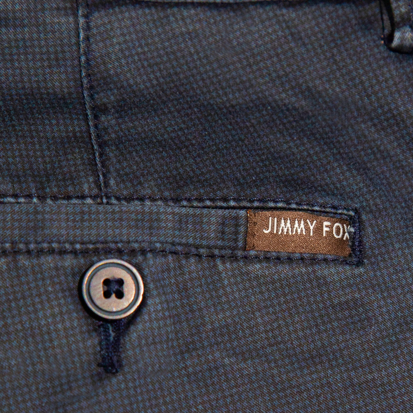 Mini Check Chino Pant Navy
