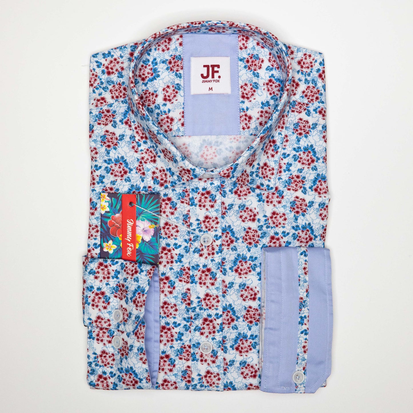 Floral Print Tailored Fit L/S Shirt