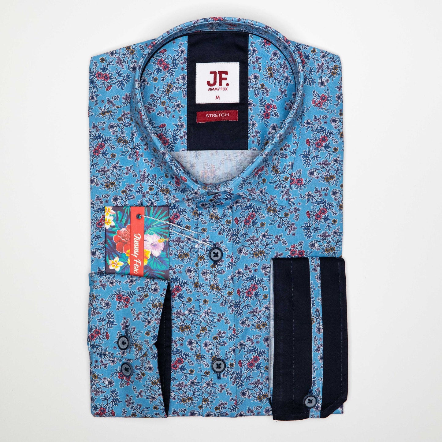 Fine Floral Print Tailored Fit L/S Shirt