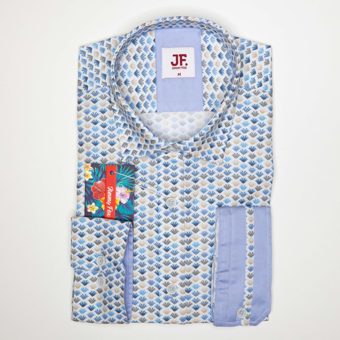 Small Floral Print Tailored Fit L/S Shirt
