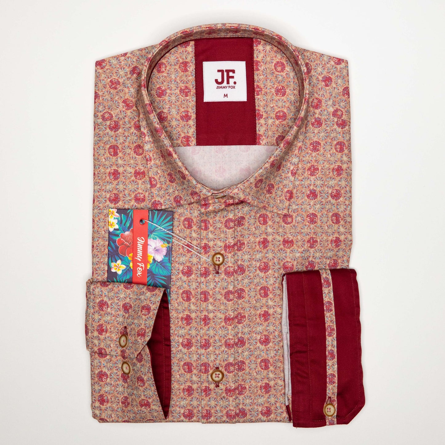 Cerne Print Tailored Fit L/S Shirt