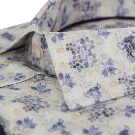 Mini Floral Tailored Fit Long Sleeve Shirt