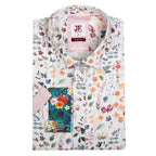 Autumn Print Tailored Fit Short Sleeve Shirt