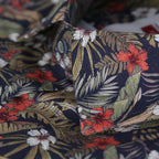 Jungle Print Tailored Fit Short Sleeve Shirt