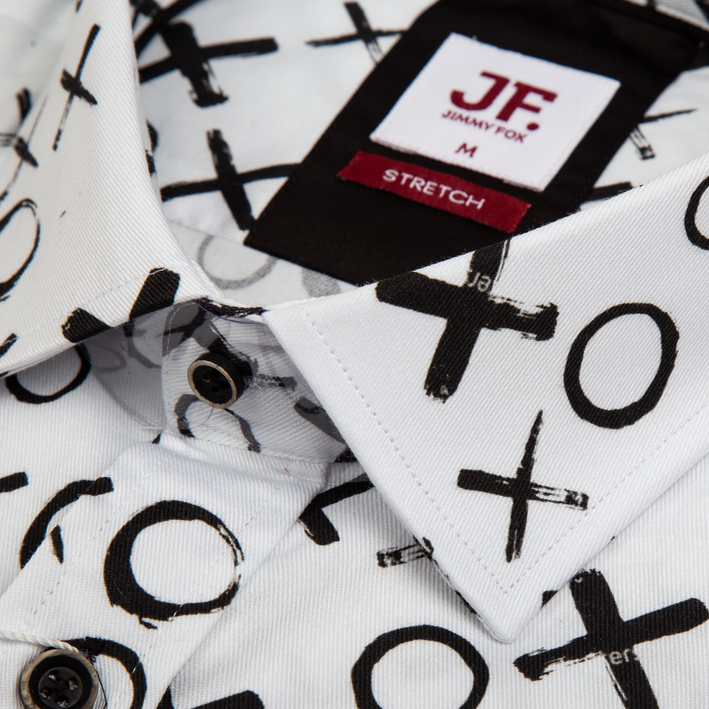 XO Print Tailored Fit Short Sleeve Shirt