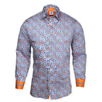 Small Floral Print Tailored Fit Long Sleeve Shirt