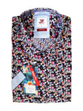 Multi Coloured Mini Floral Tailored Fit Short Sleeve Shirt