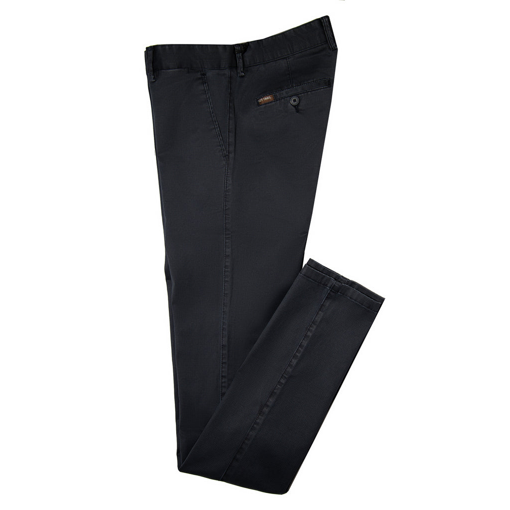 Mini Check Chino Pant Navy