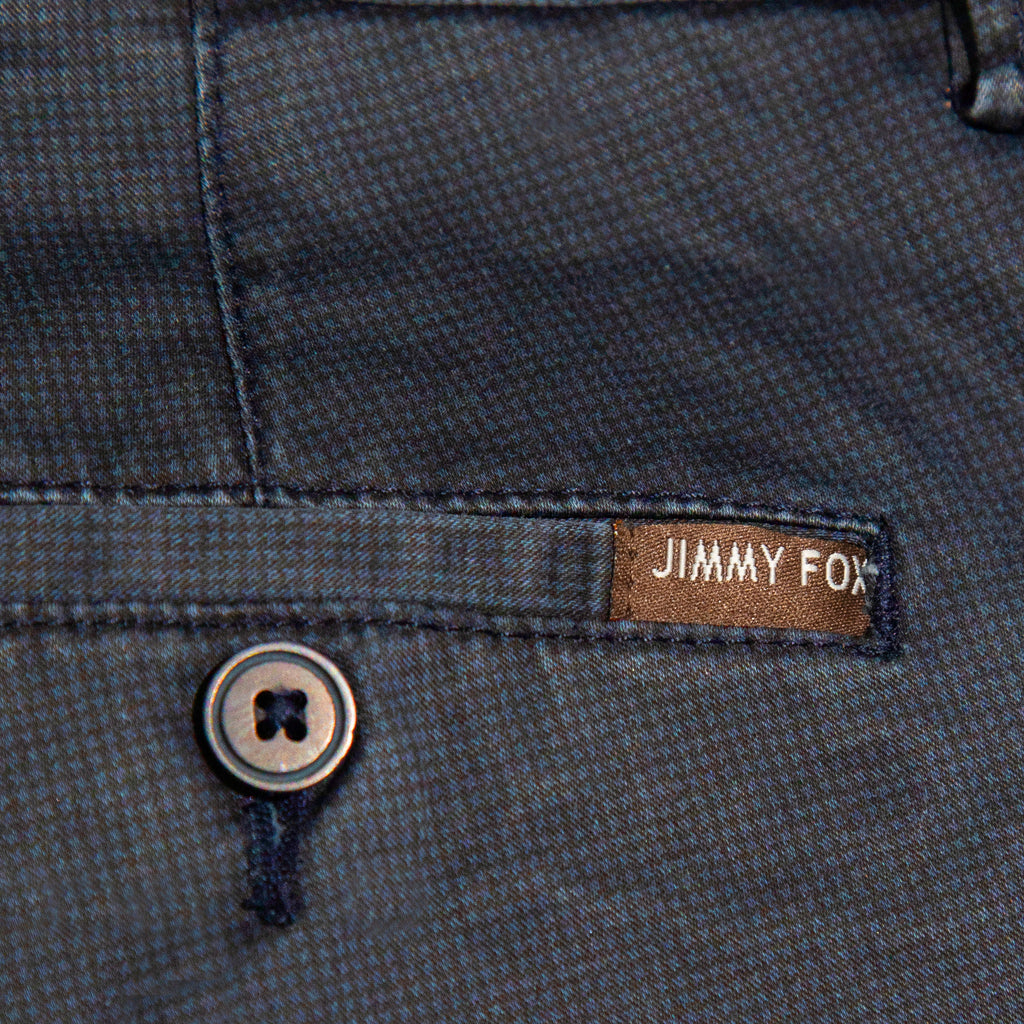 Mini Check Chino Pant Navy