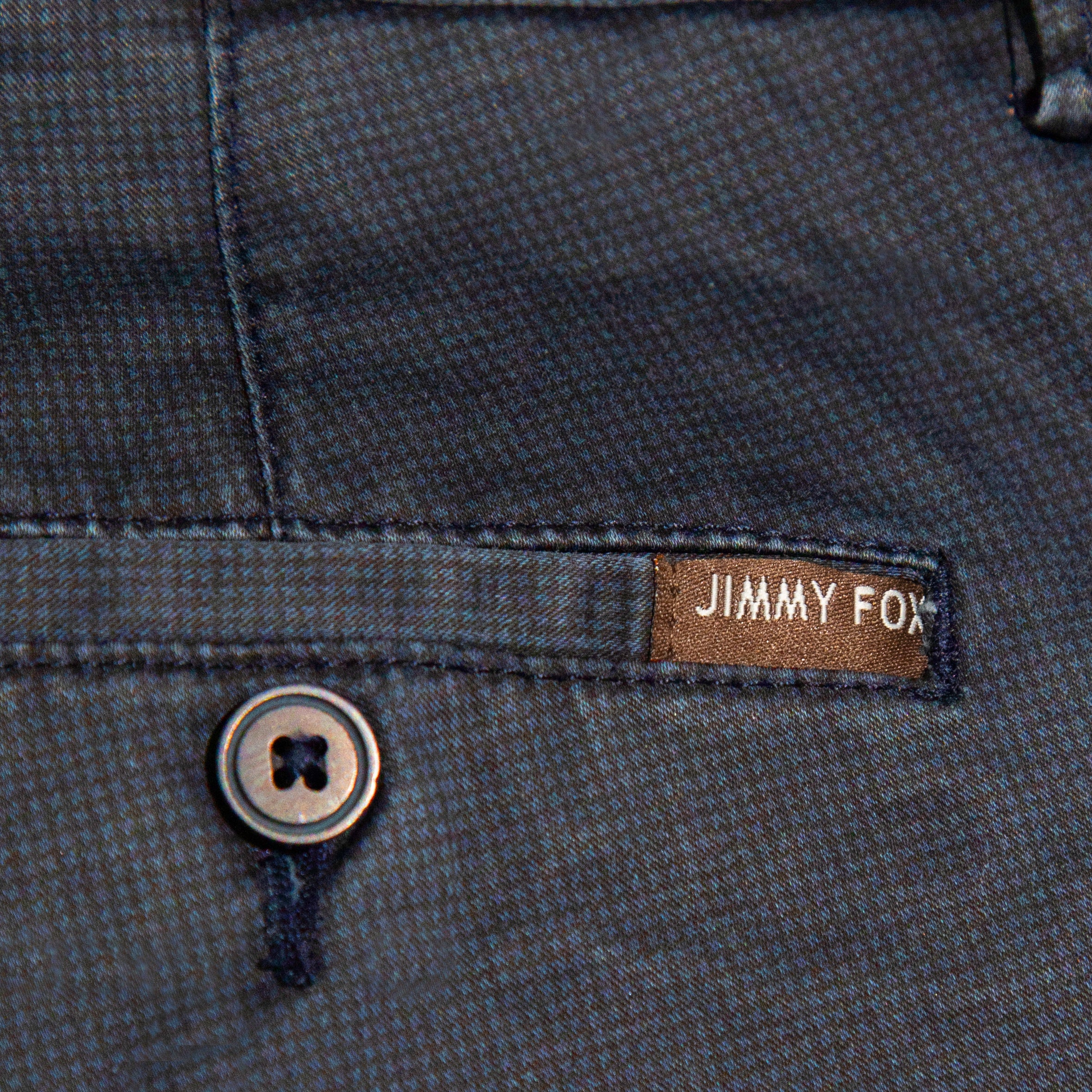 Mini Check Chino Pant Navy