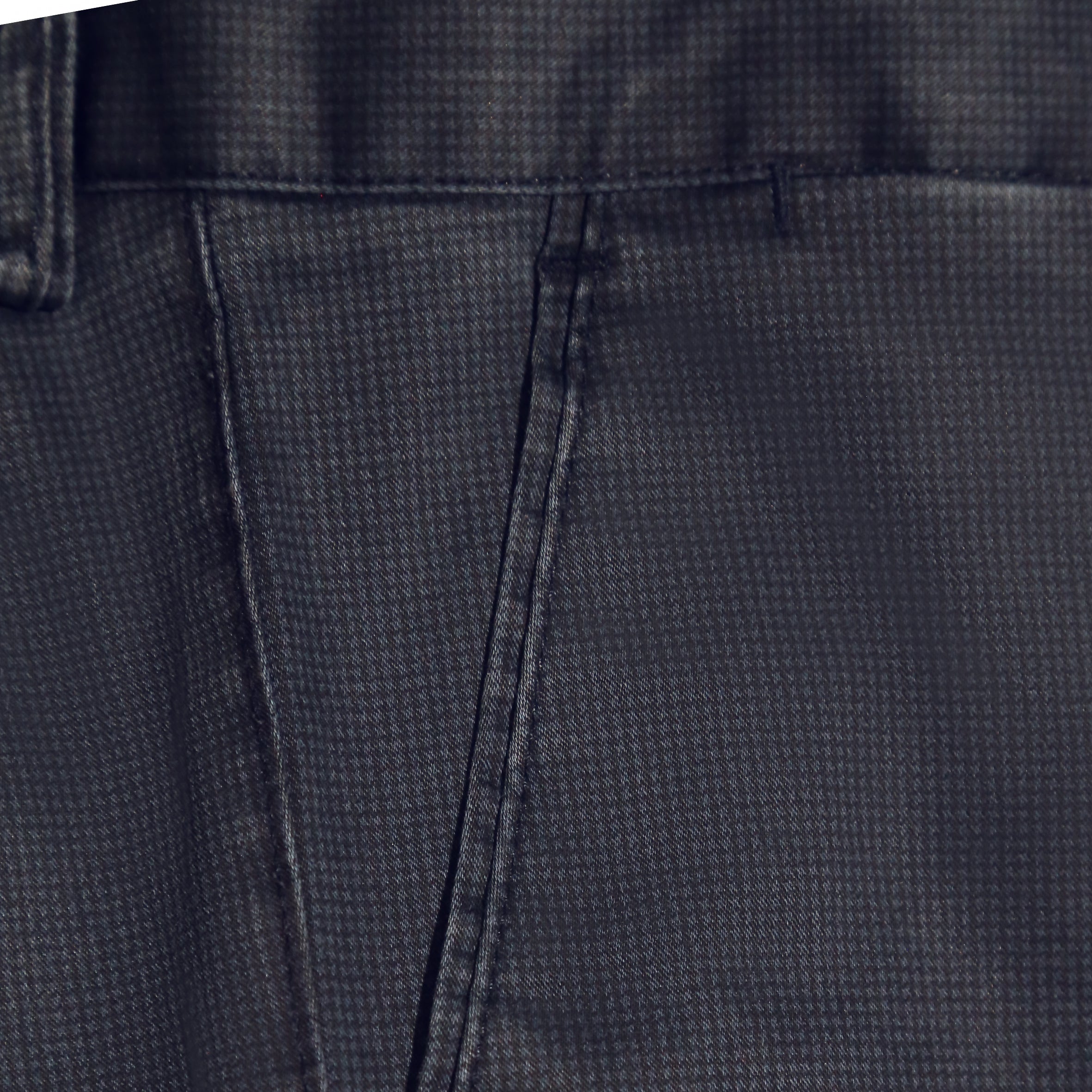 Mini Check Chino Pant Navy