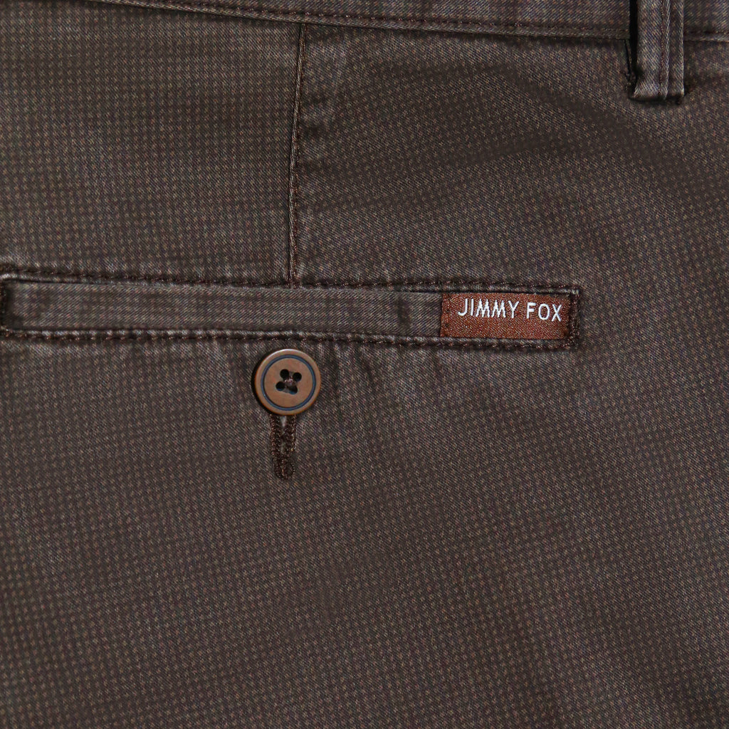 Mini Check Chino Pant Tan