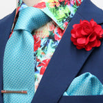 Floral Print Slim Fit L/S Shirt