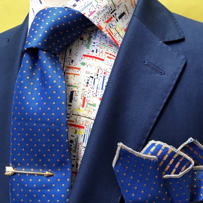 JF827 JIMMY FOX Mixed Print Slim Fit L/S Shirt