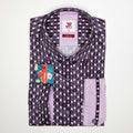 JF2216 JIMMY FOX Disc Print Tailored Fit L/S Shirt