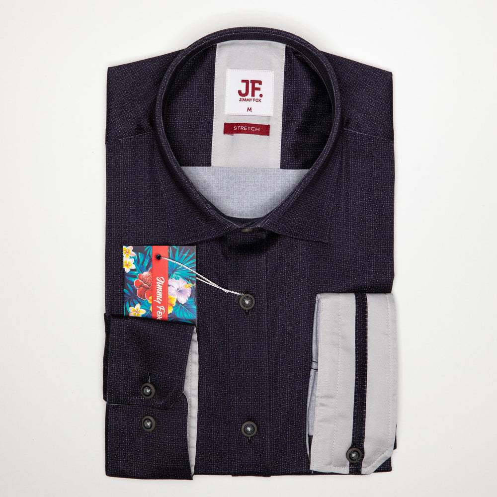 Luxury Print Tailored Fit L/S Shirt