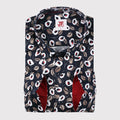 JF302 JIMMY FOX Floral Print Slim Fit L/S Shirt
