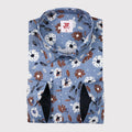 JF312 JIMMY FOX Floral Print Slim Fit L/S Shirt