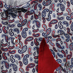 JF361 JIMMY FOX Mini Paisley Print Slim Fit L/S Shirt