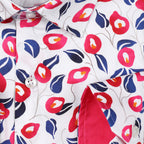 JF367 JIMMY FOX Floral Print Slim Fit L/S Shirt