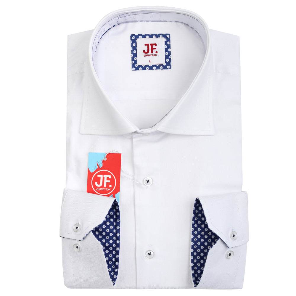 Luxury Oxford Weave Slim Fit L/S Shirt
