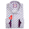 JF850 JIMMY FOX Multi Crosses Print Slim Fit L/S Shirt
